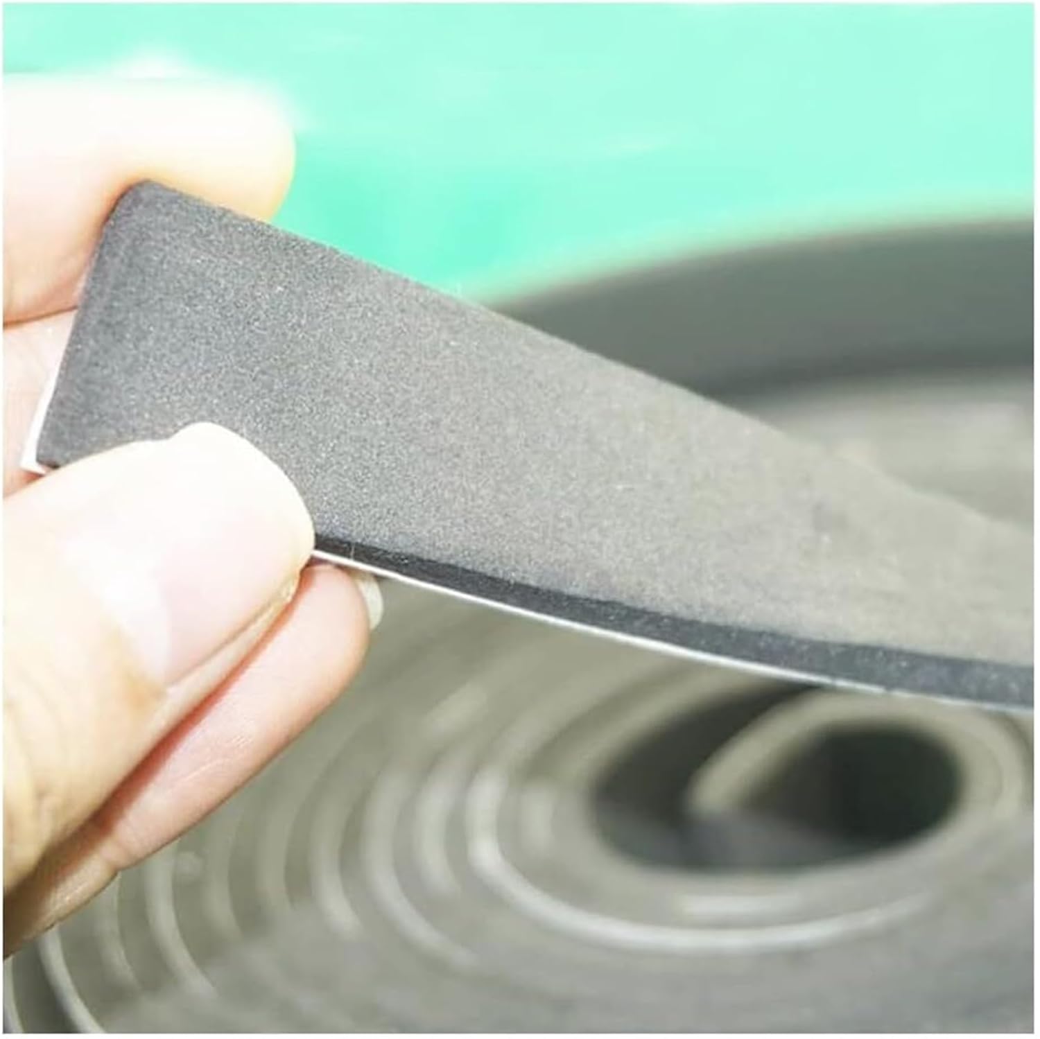 Foam Tape, SSelf Adhesive Foam Insulation Tape 5mm Thick 20mm Wide Grey 1 Roll