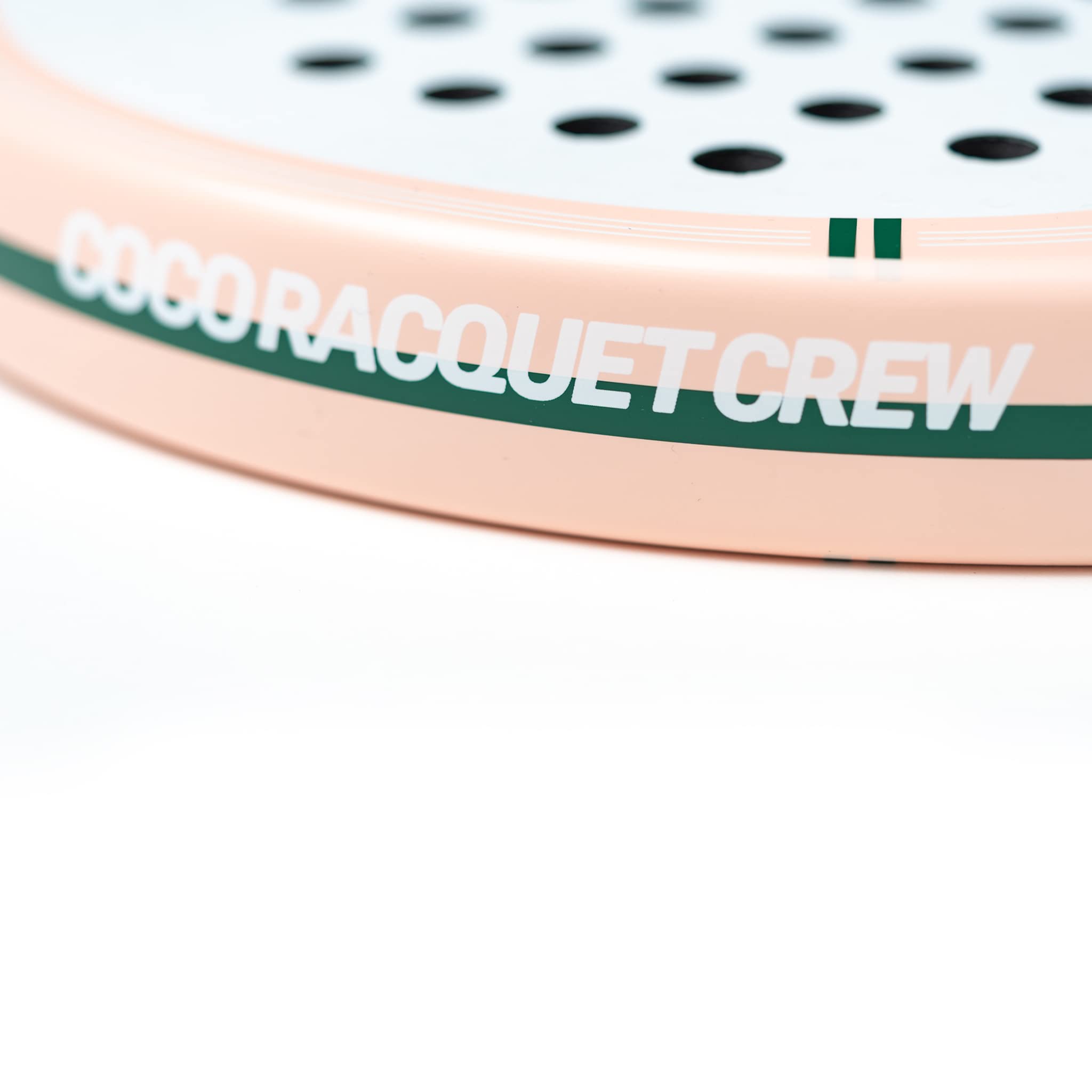 RC Two Raquette de Padel | Surface Carbone 3K | Noyau EVA Soft | Cadre Fibre de Verre & Carbone | Contrôle & Puissance | Niveau Confirmé | Goutte d'eau | Rose & Vert