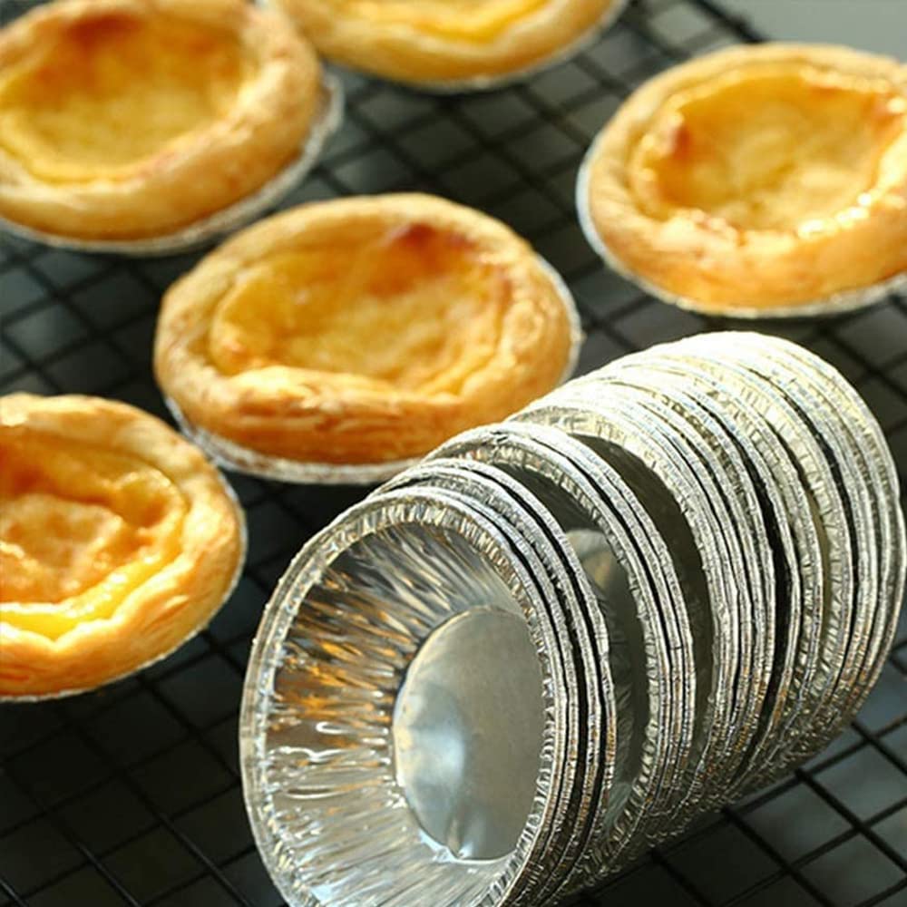 250 Unidades De Molde Desechable Para Muffins De Aluminio - 2cm De Fondo, Ideal Para Cupcakes, Tartaletas Y Postres Individuales
