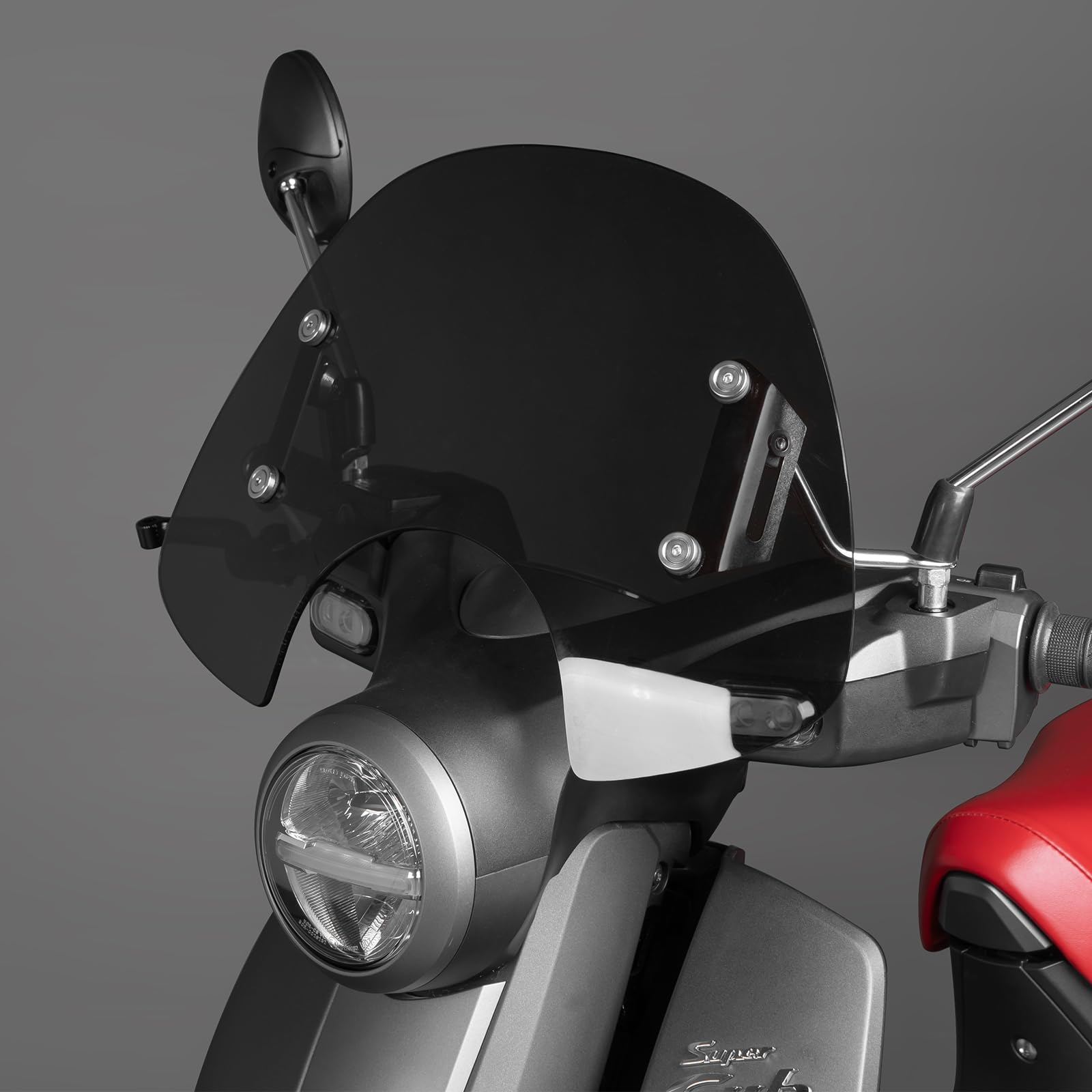 カブフロントスクリーン スーパーカブ ホンダ ショートフロントスクリーン クリア クロスカブ