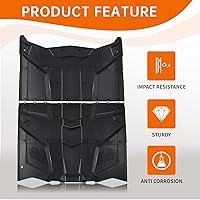 Vista 7 de X3 Cubierta Superior de Techo Duro Combinada de 4 Piezas Compatible con Can Am Maverick X3 Max X DS RS MR Turbo RR 4 Puertas 2017-2024 Accesorios