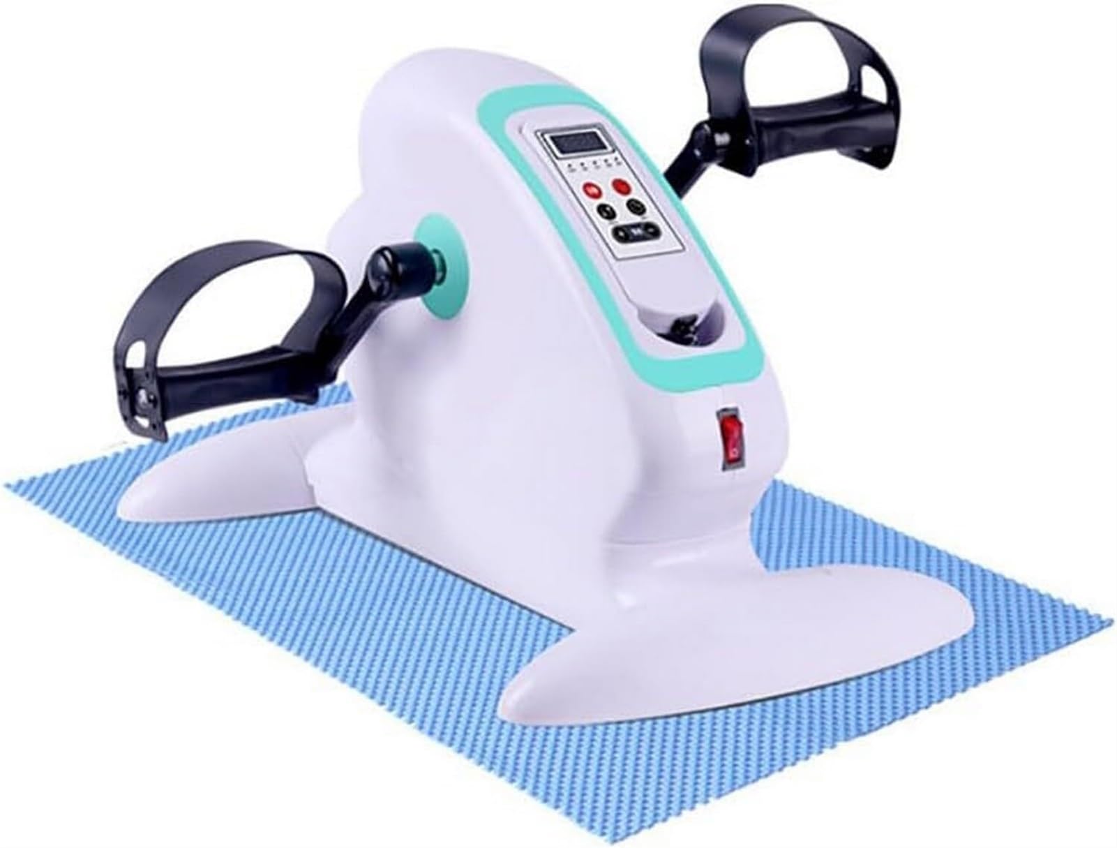 Cyclette elettrica, Mini Cyclette Portatile con pedaliera elettrica Esercizio di Riabilitazione elettrica Stepper, Mini Cyclette/Pedale Ginnico con equipaggiamento Protettivo, Cyclette Fitness per