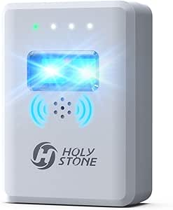 Holy Stone FAA Compliant Remote ID Module for Drone, Broadcast Module with Strobe Light and Buzzer, Waterproof GPS Tracker, 4 Hours Battery Life, Spare Parts for FPV Drone & RC Aircraft asin的图片