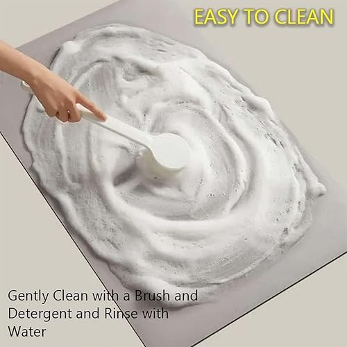 Miniatura 4 de Tapete de drenaje de grifo de estilo fantástico, tapete de drenaje autoabsorbente para encimera de cocina, protector de fregadero absorbente para