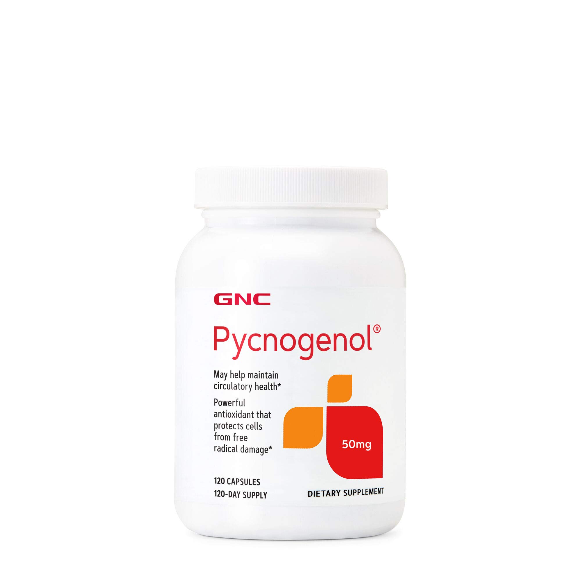GNCPycnogenol 50mg, 120 Capsules, Maintains Circulatory Health