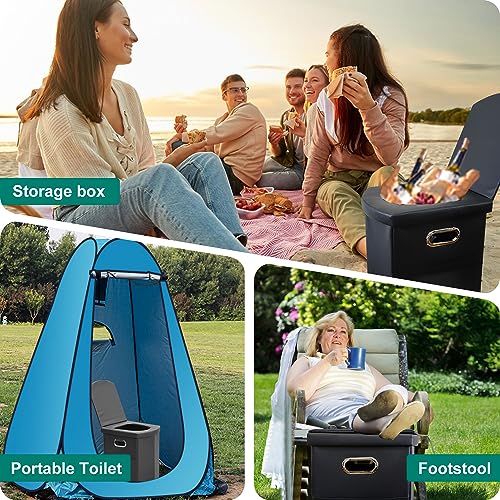 image for Ann Katy Upgrade XL Portable Toilet for Adults, Extra Large Portable T