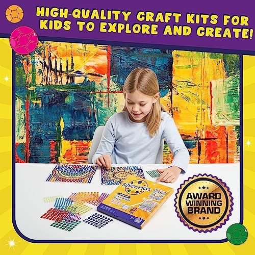 Sungemmers Window Art Suncatcher Kits For Kids Crafts Ages 6-8 + - Great For 6 Year Old Girl, Birthday Gifts For 7 Year Old Girl - Fun Arts And Crafts For Kids Ages 6-8, Girls #TOP3