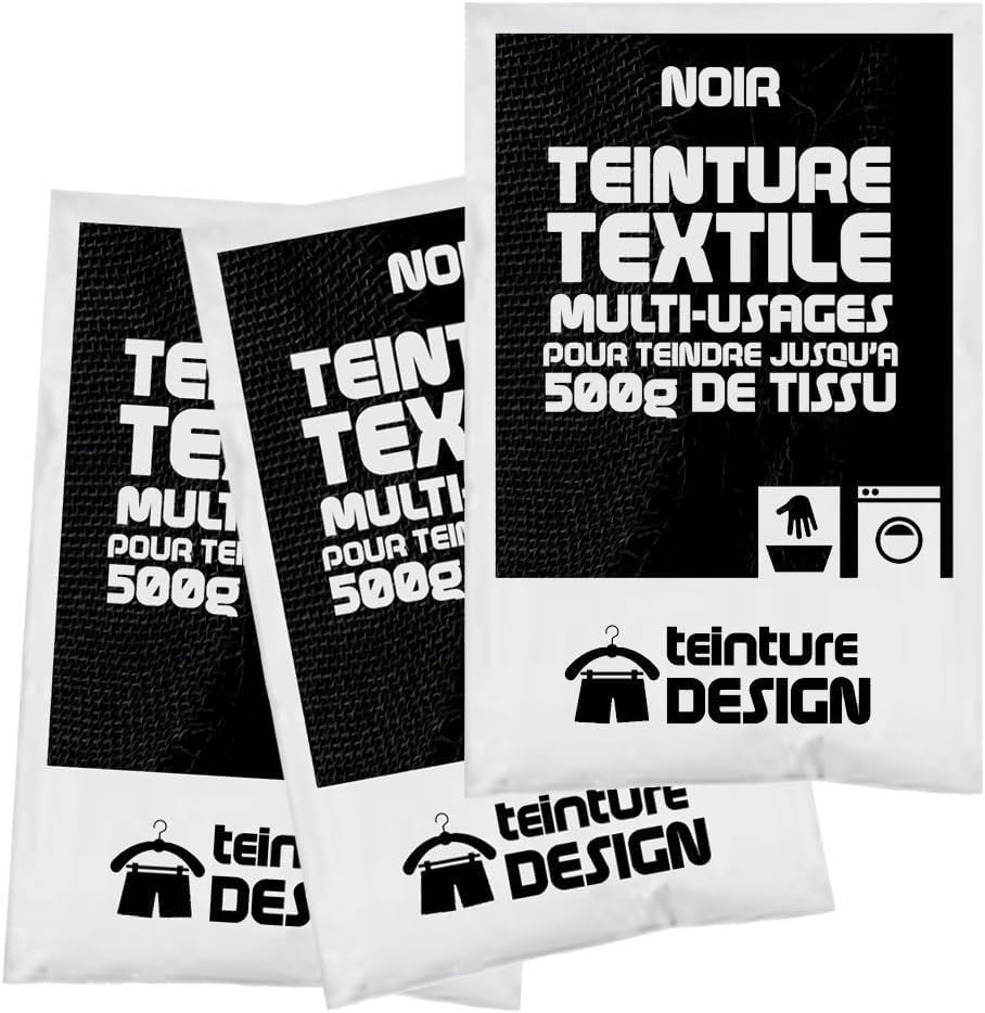 Textile Dyes - Black - Pack of 3