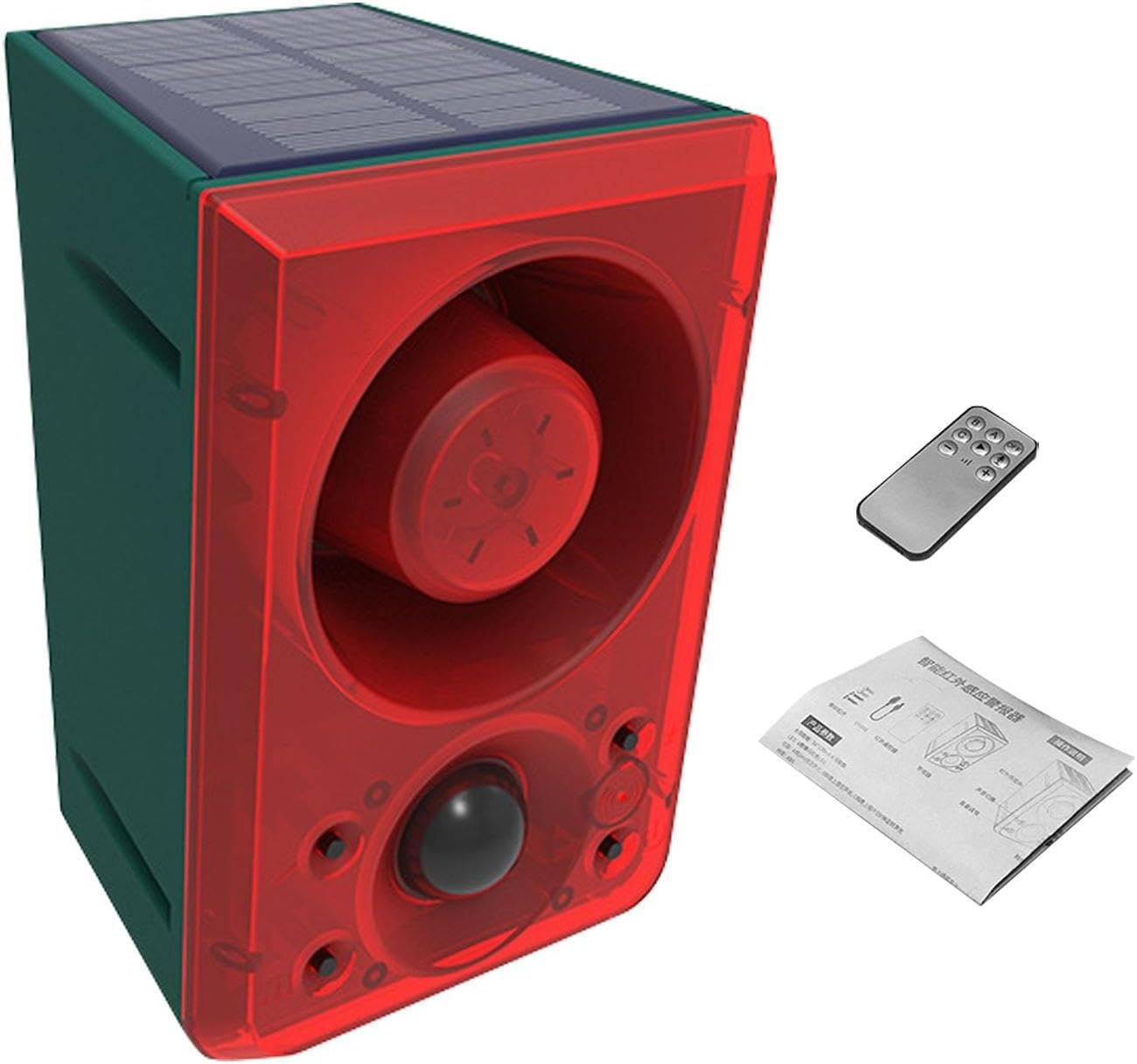 Sound Security Siren Light, 130db Motion Sensor Alarm with Remote