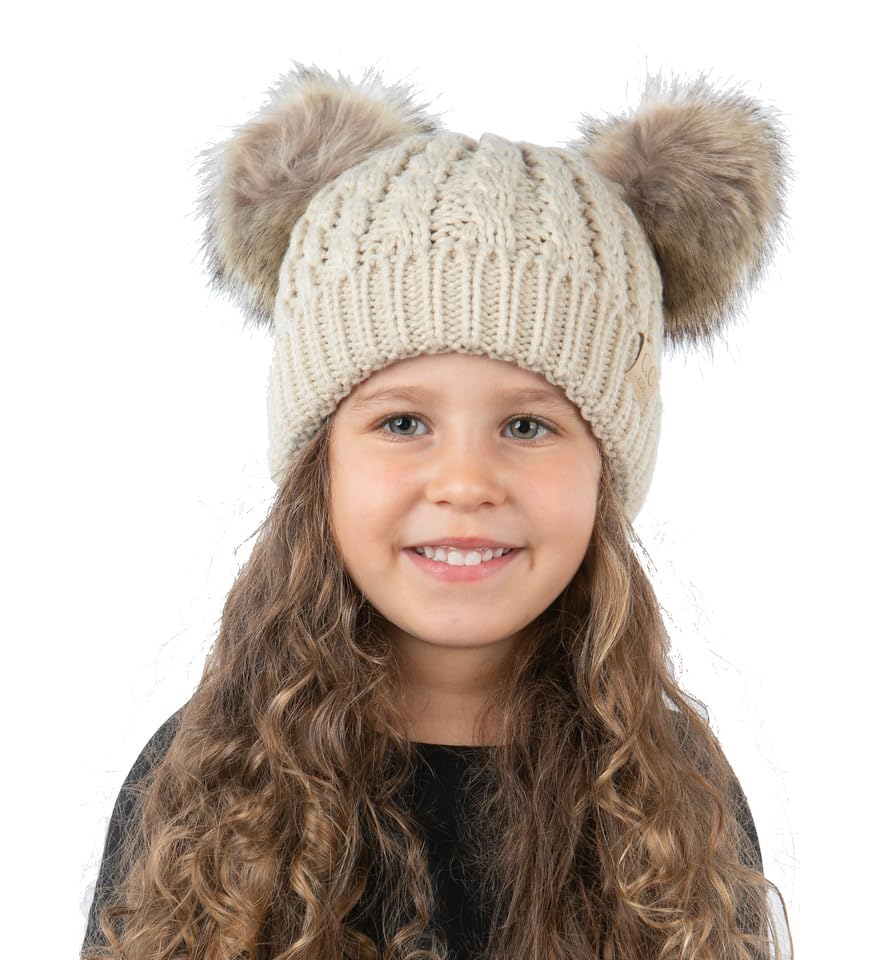 Image of Funky Junque Matching Sets Kids Beanie Hat Scarf Texting Gloves Bundle Girls Boys Toddler