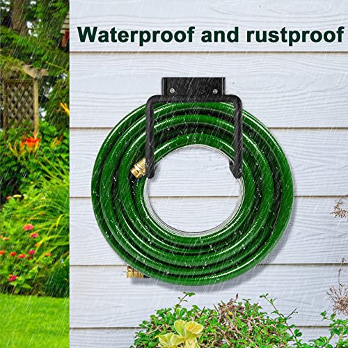 Metal Garden Hose Holder - Water Hose Hanger Wall Mount, Heavy Duty Hose Holder Hose Hook Holds Up To 150Ft For Outside Garden Hose, Expandable Hose, Hose Reel, Water Hose, Pocket Hose, Flexable Hose #TOP5