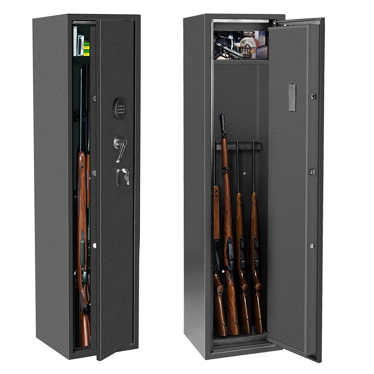 Buy 【Upgraded】 Large 4 Rifles Safes Gun Safes for Rifles and Shotguns