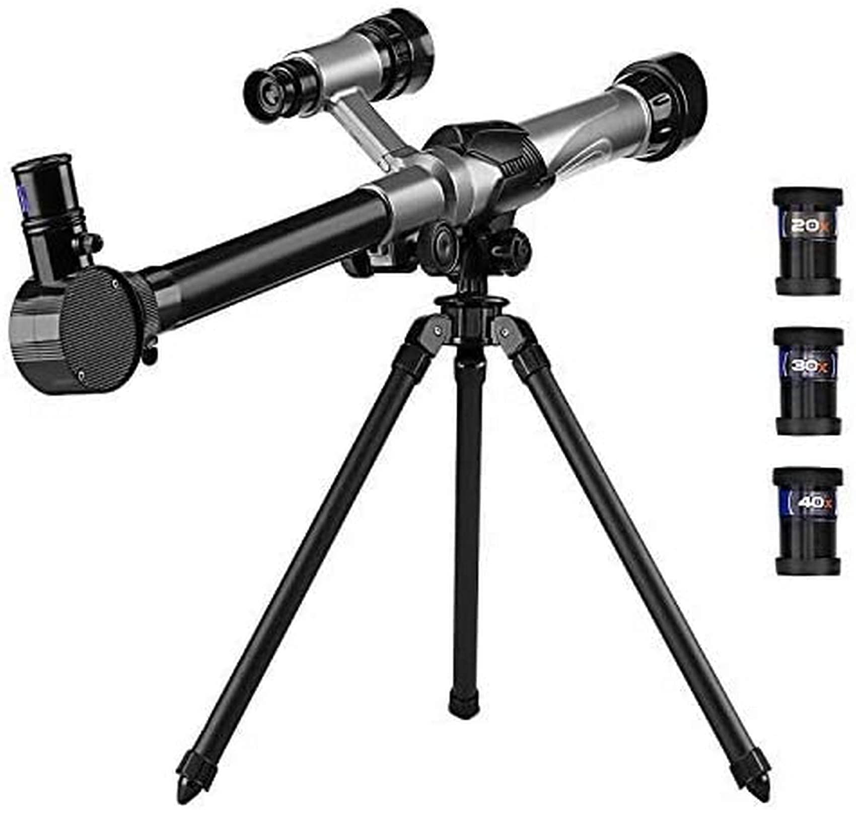 Telescopio astronómico con trípode Refractor monocular, telescopio para niños, casa de Juegos al Aire Libre, telescopio científico, Juguete para niños