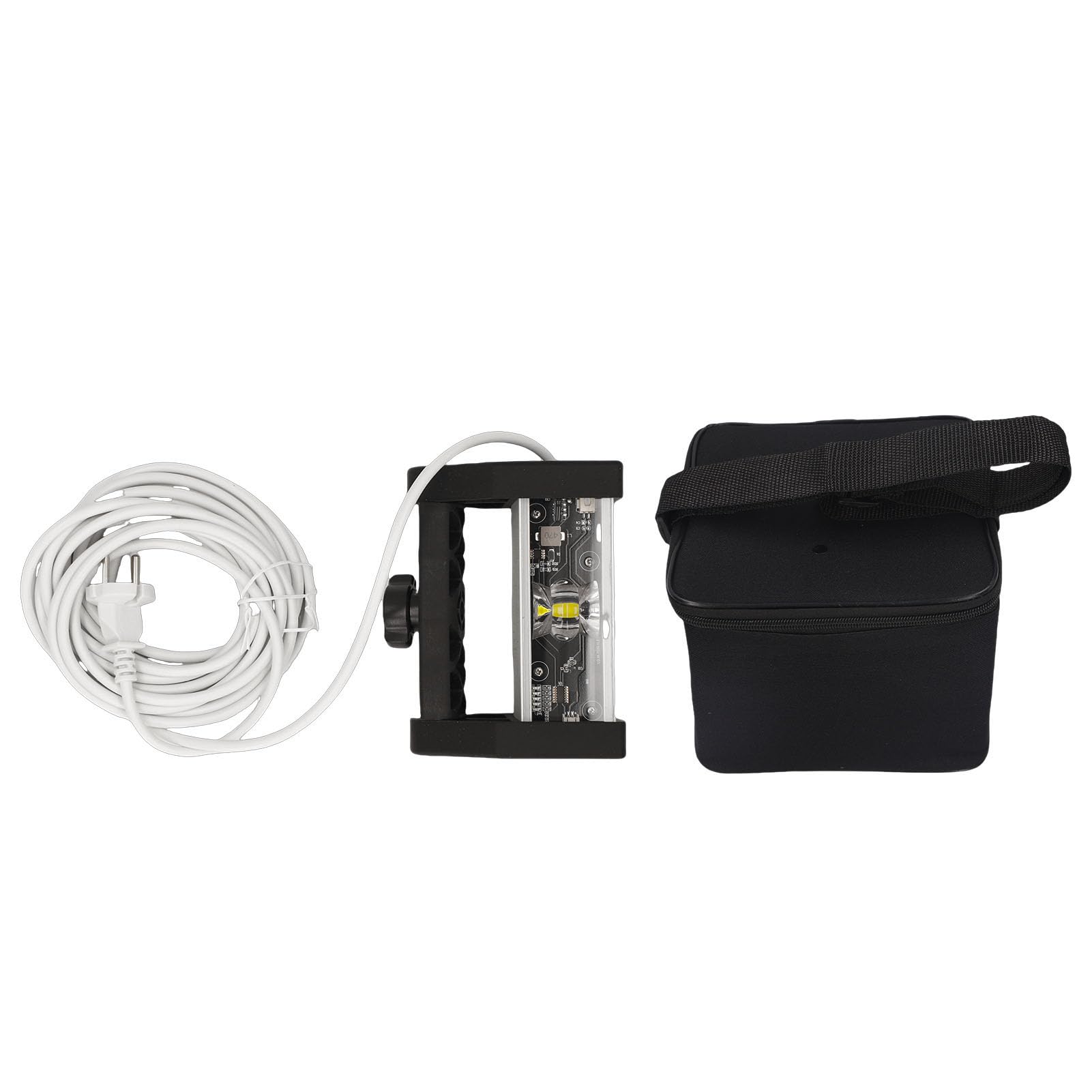 Lámpara LED de Inspección de Pintura 15W 1500lm | Luz de Pulido Portátil de Gran Angular de 120° con Rodamiento de Silicona para Piso de Techo de Pared (ABS+gel de sílice)