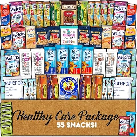 CRAVEBOX Healthy Snack Box Care Package (55 count) Variety Snacks Pack - Valentines Day - College Back to School Cover