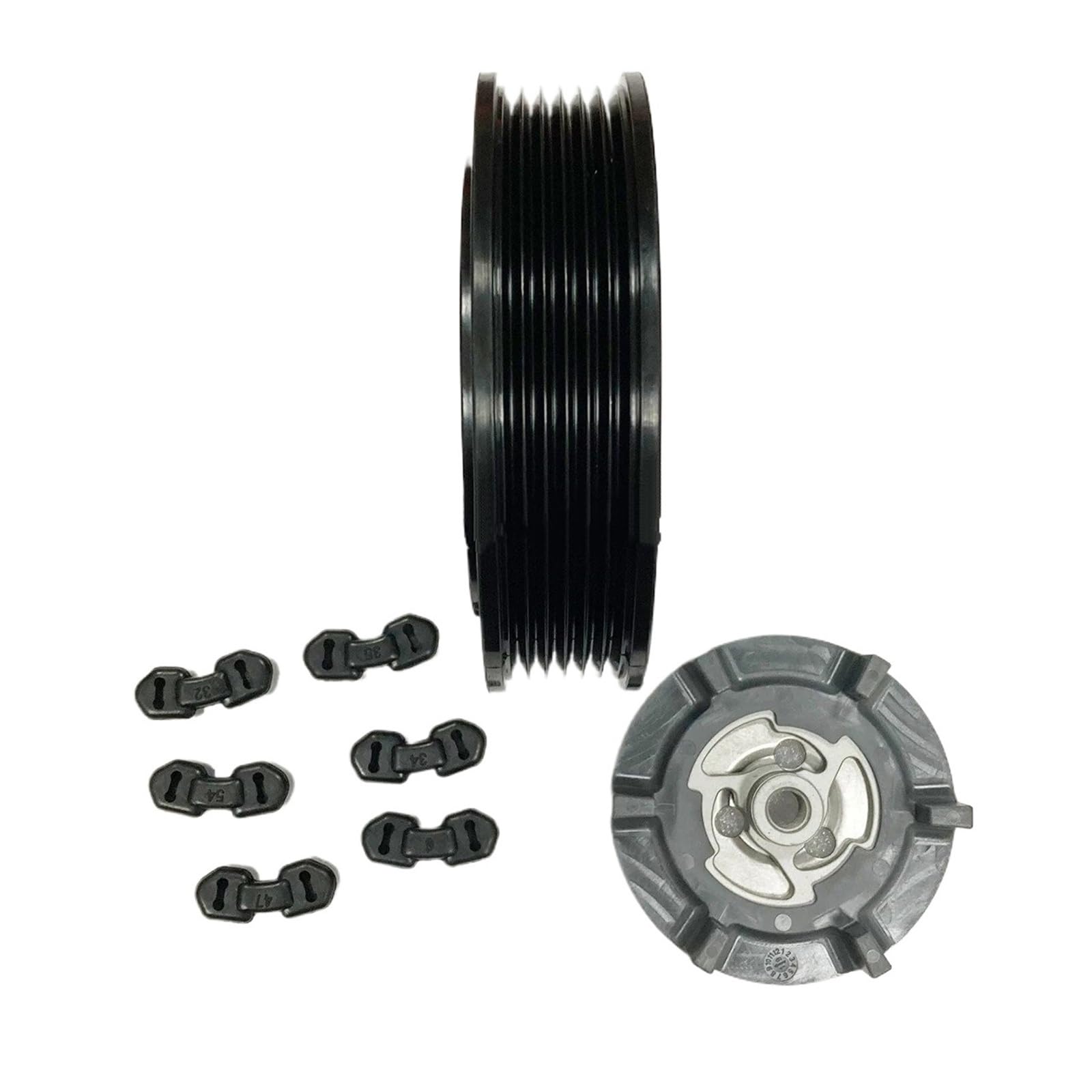Compresor aire acondicionado Polea De Embrague Del Compresor De Aire Acondicionado Para Peugeot 3008 508 308 5008 9675657880 9675659980 9676443980 9676862380