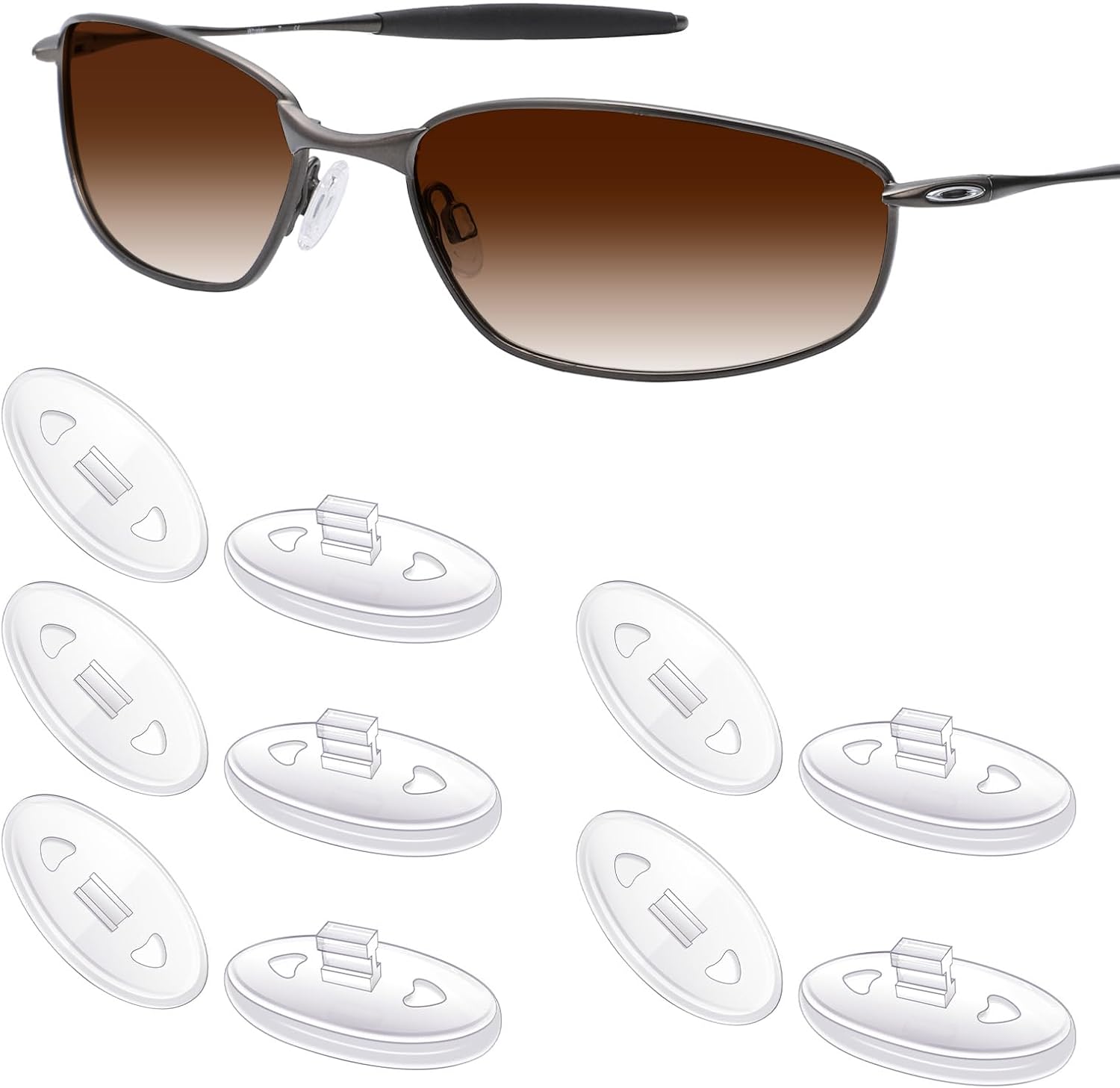 Mryok Replacement Nosepieces Nosepads for Maui Jim Wiki Wiki MJ246-59mm - Options