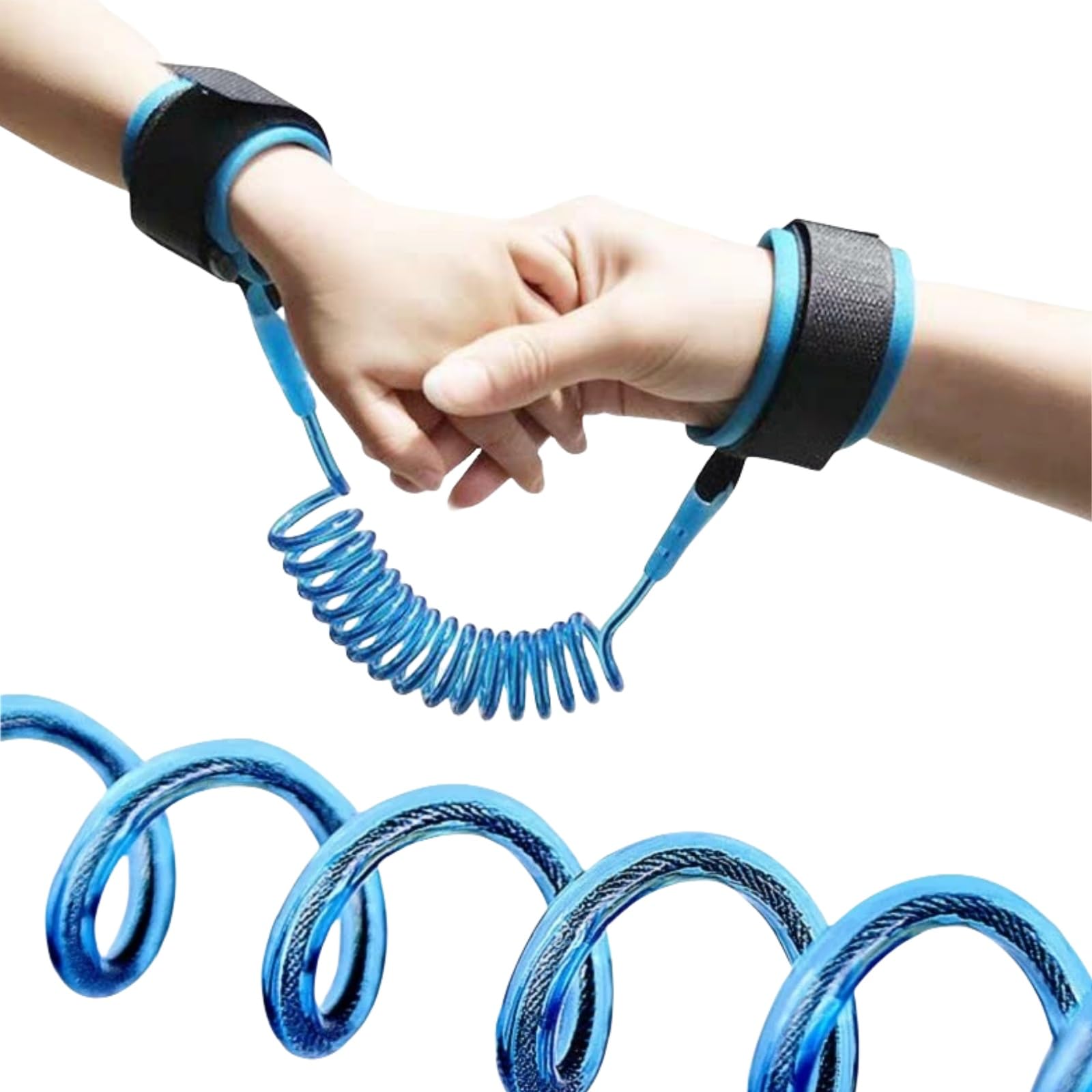 ZDL Baby Anti-Lost Belt, Anti-Lost Wrist Belt, Anti-Lost Wrist Belt Lead for Children, Elastic Wire Rope Children's Lead for Travel Outdoor Walking