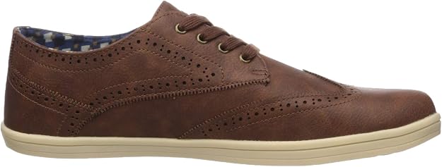 Wingtip Sneaker, Dark Taupe, 44.5 