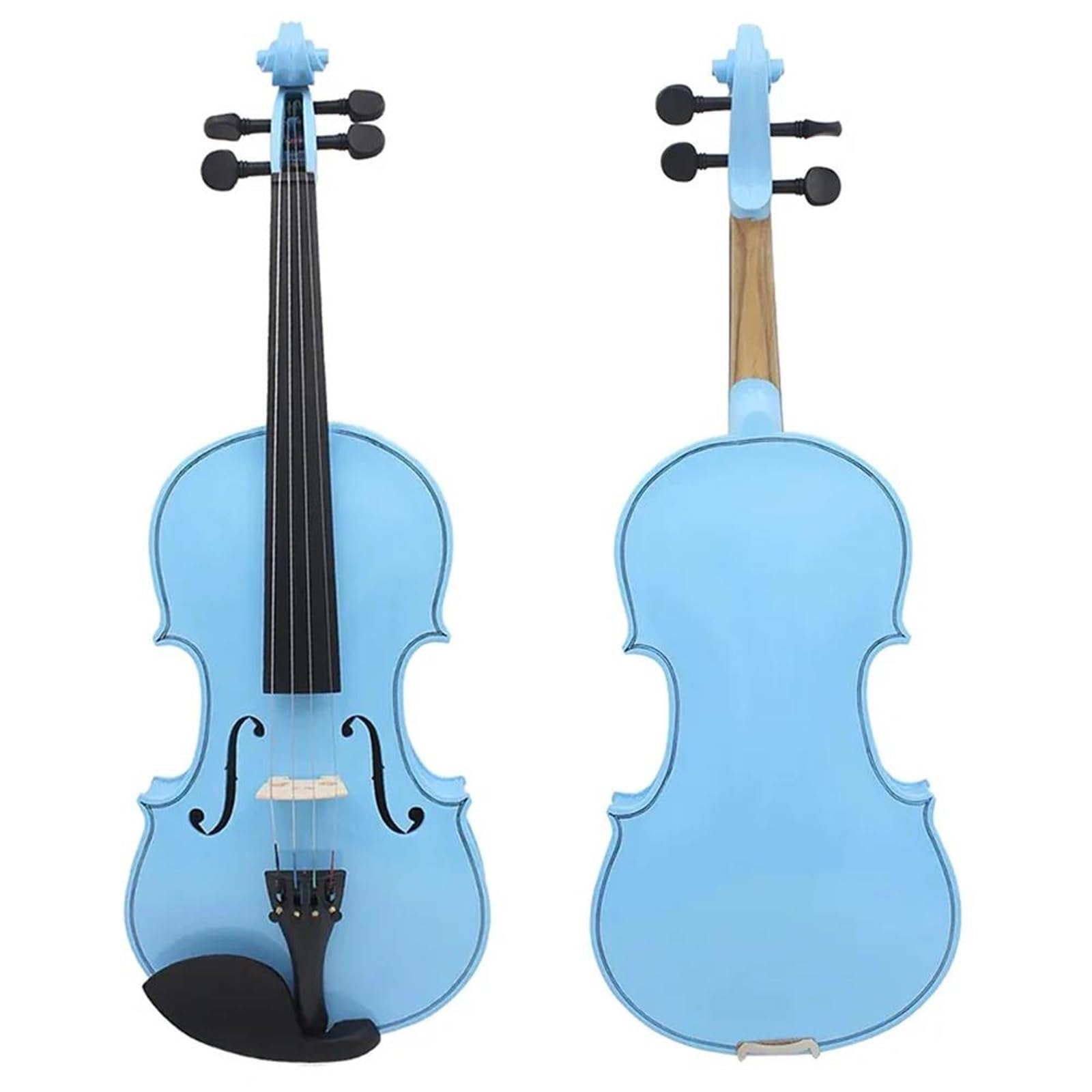 Violino Set Di Violini Per Strumenti A Corde Per Acustico Per Principianti Professionisti Blu 4/4 Con Custodia Per Arco(Violin)
