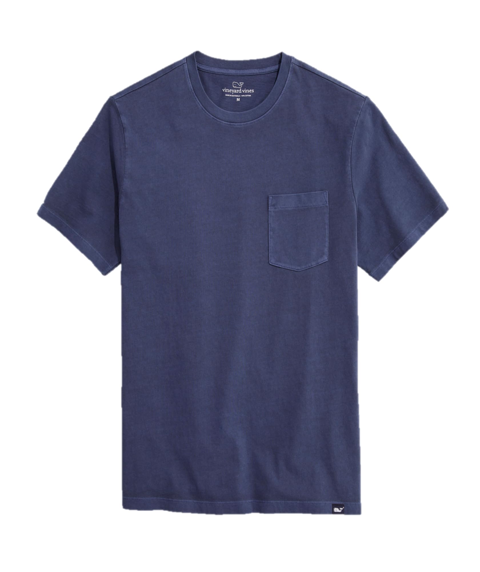 Vineyard Vines Men's Nautical Navy Surf Short-Sleeve Gart-Dye Pocket Tee, Xl
