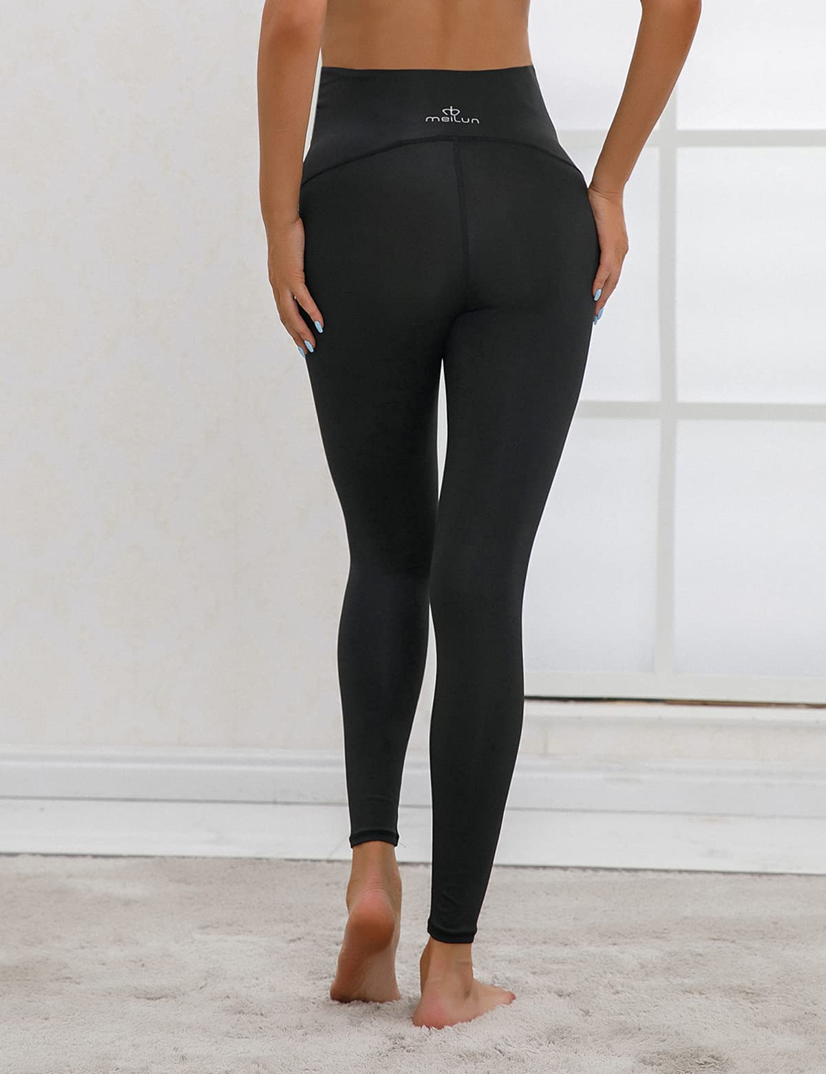 Meilun, pantaloni da donna morbidi e premaman per yoga, pantaloni da allenamento attivi, in gravidanza