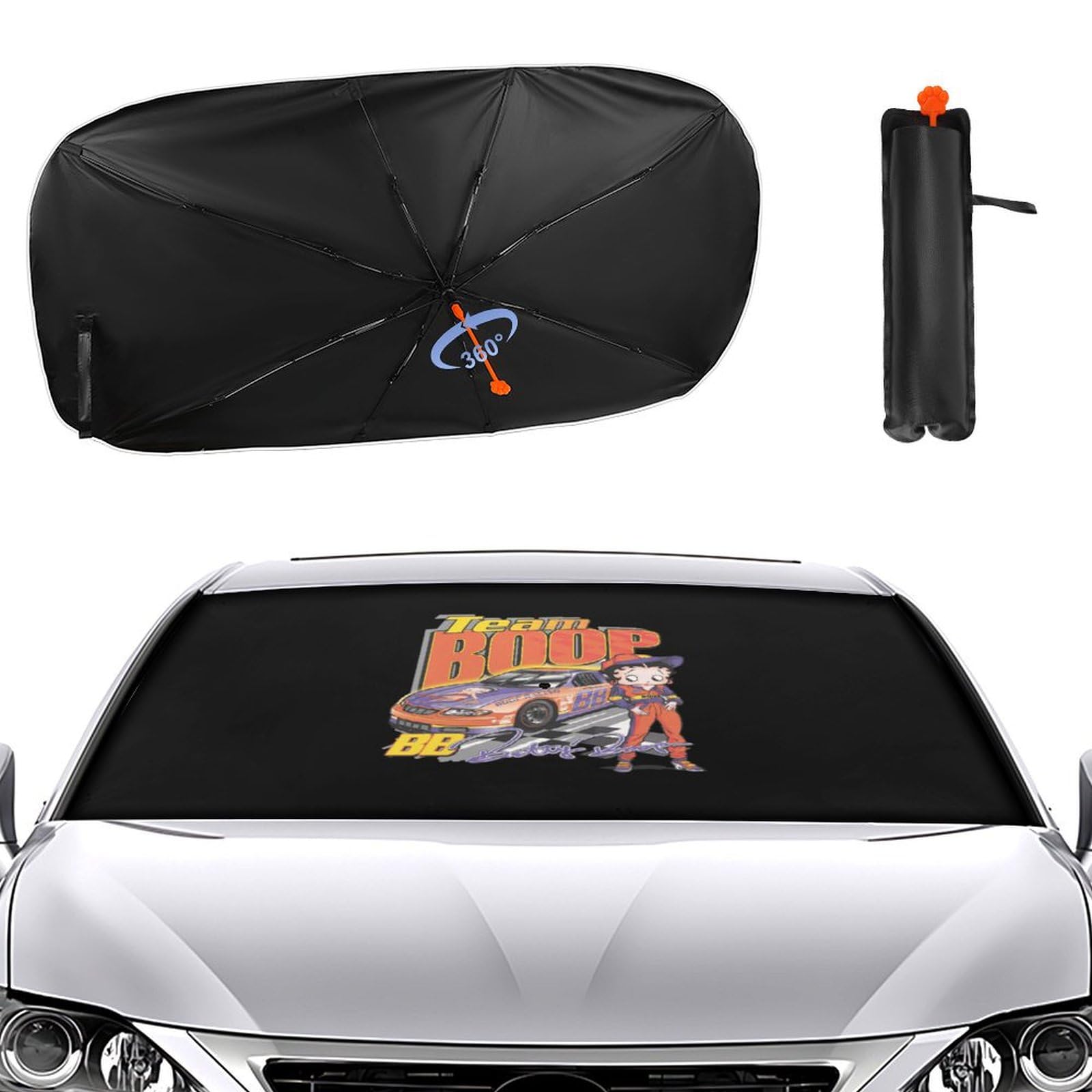 Amazon.co.jp: 車用サンシェード ベティちゃん 車用フロントシェード