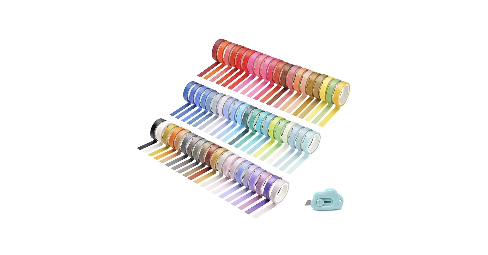 マスキングテープ　60本セット 楽天市場】マスキングテープケースL (60本収納) ワールド