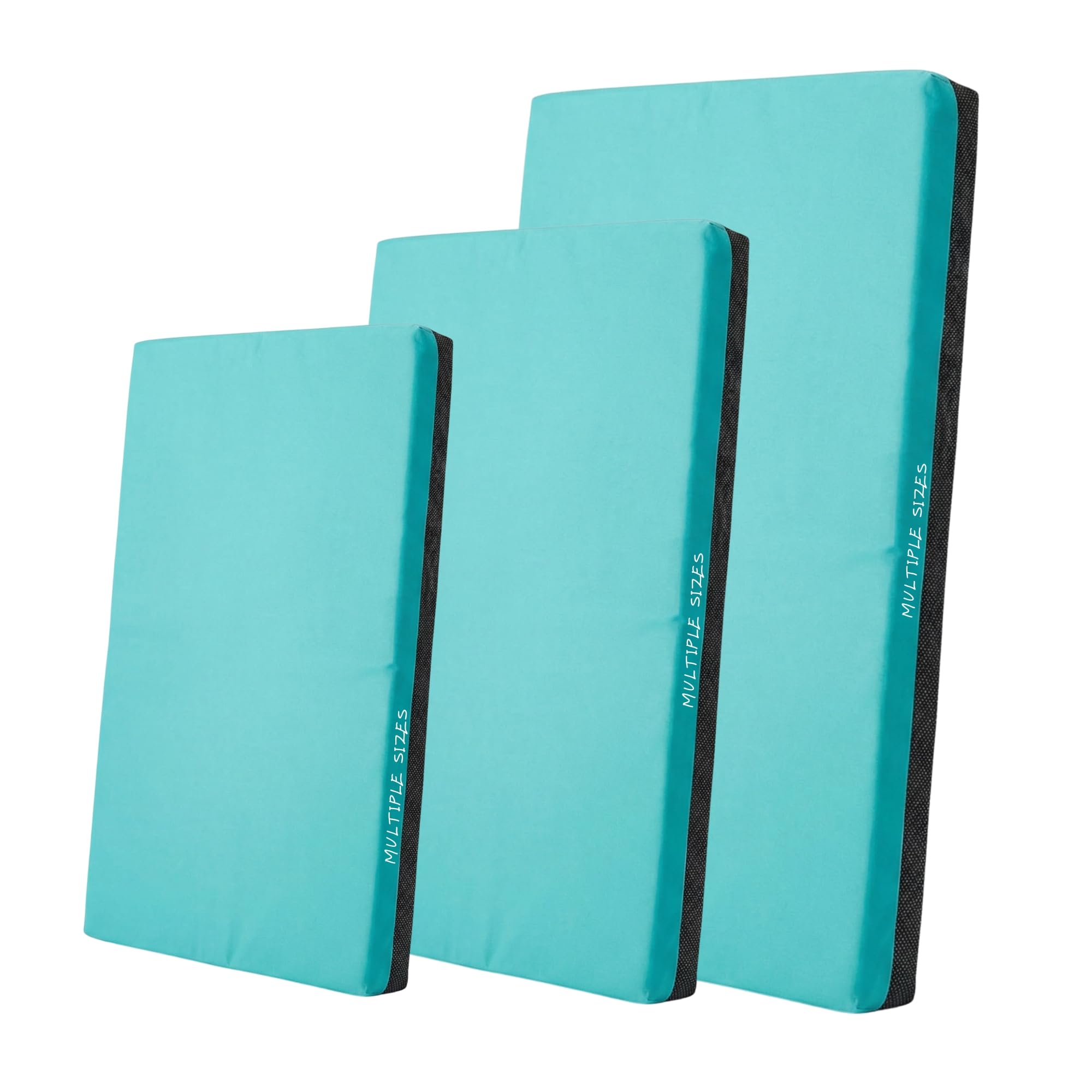 Kosiproducts Gymnastics Non Slip Crash Mat for Tumbling Landing Gym Training exercise, Bouncy Castle Small (50cm x 50cm) Turquoise โ image 1