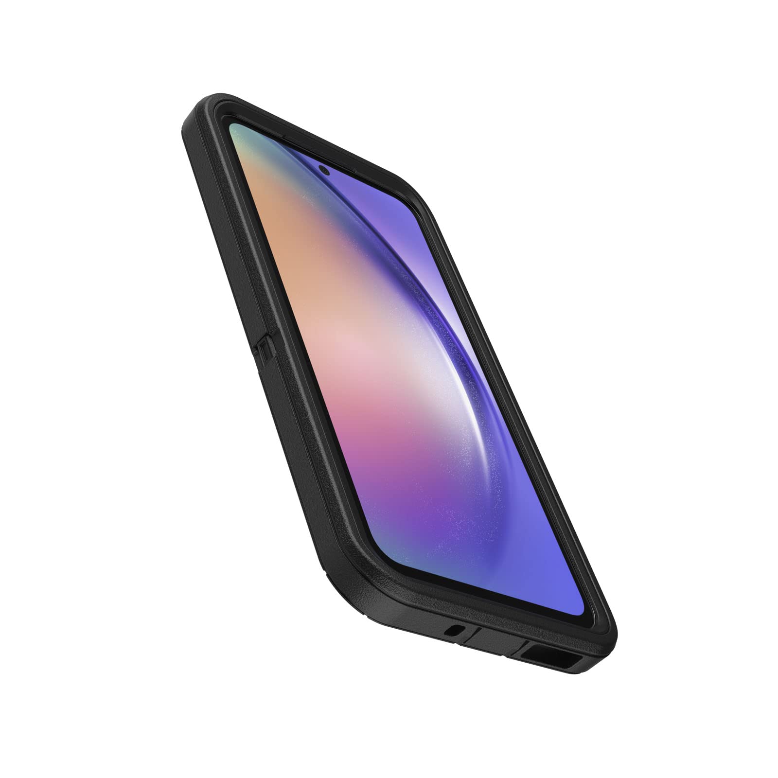 OtterBox Defender Hülle für Samsung Galaxy A54 5G, stoßfest, sturzsicher, Ultra-robust, schützende Hülle, 4X getestet nach Militärstandard, Schwarz, Keine Einzelhandelsverpackung