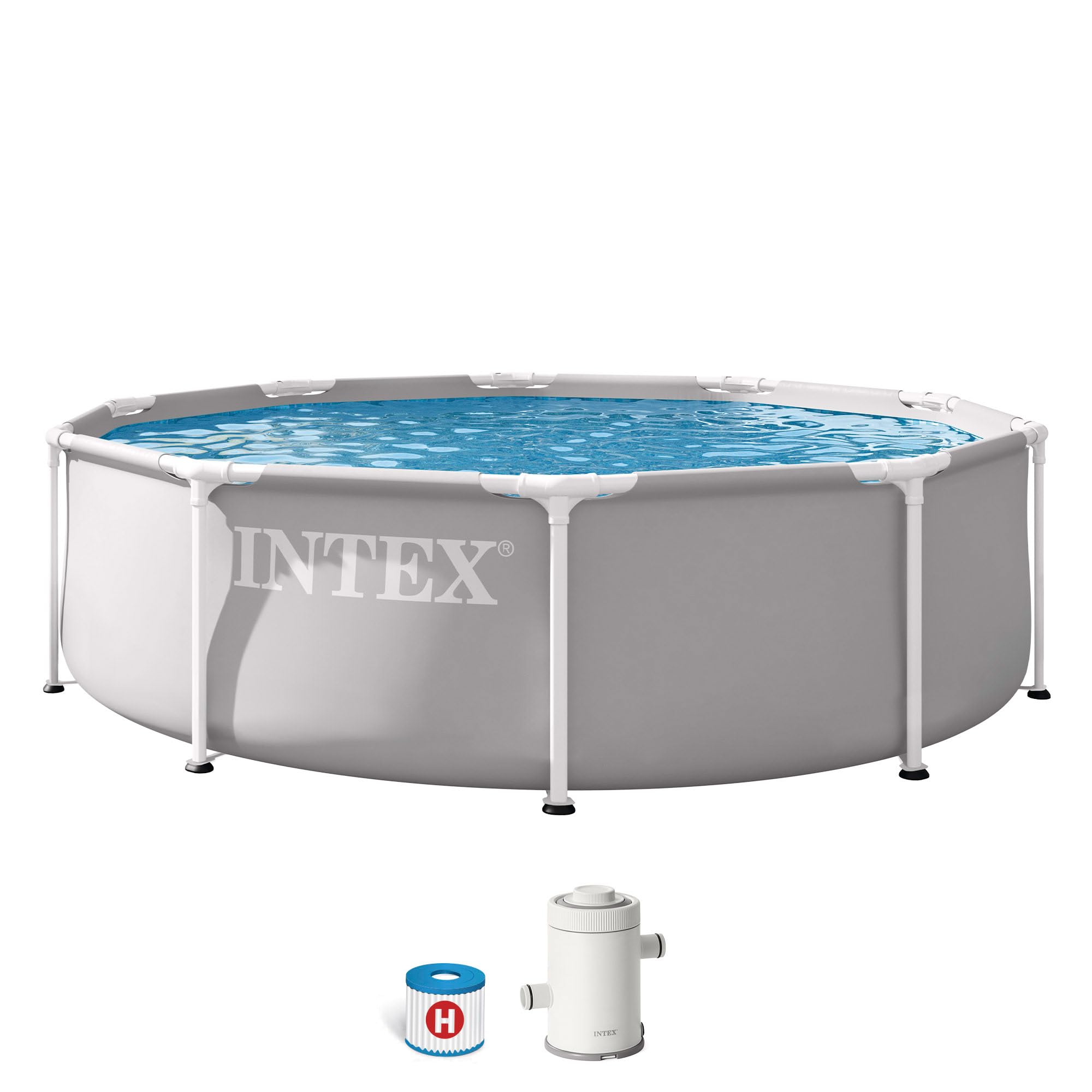 Intex 26702ND 3.05m x 76cm Prism Frame Premium Pool Set (Includes Filter Pump)