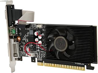 Placas Gráficas GT 610 1G DDR3 64bit Placas Gráficas de Computador 810MHz CPU Placa Gráfica de Baixo Perfil Com DVI VGA HDML, Plug and Play para Iniciantes