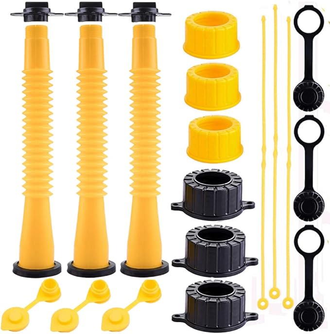 WHSSFINE Gas Can Spout Replacement Kit with Flexible Pour