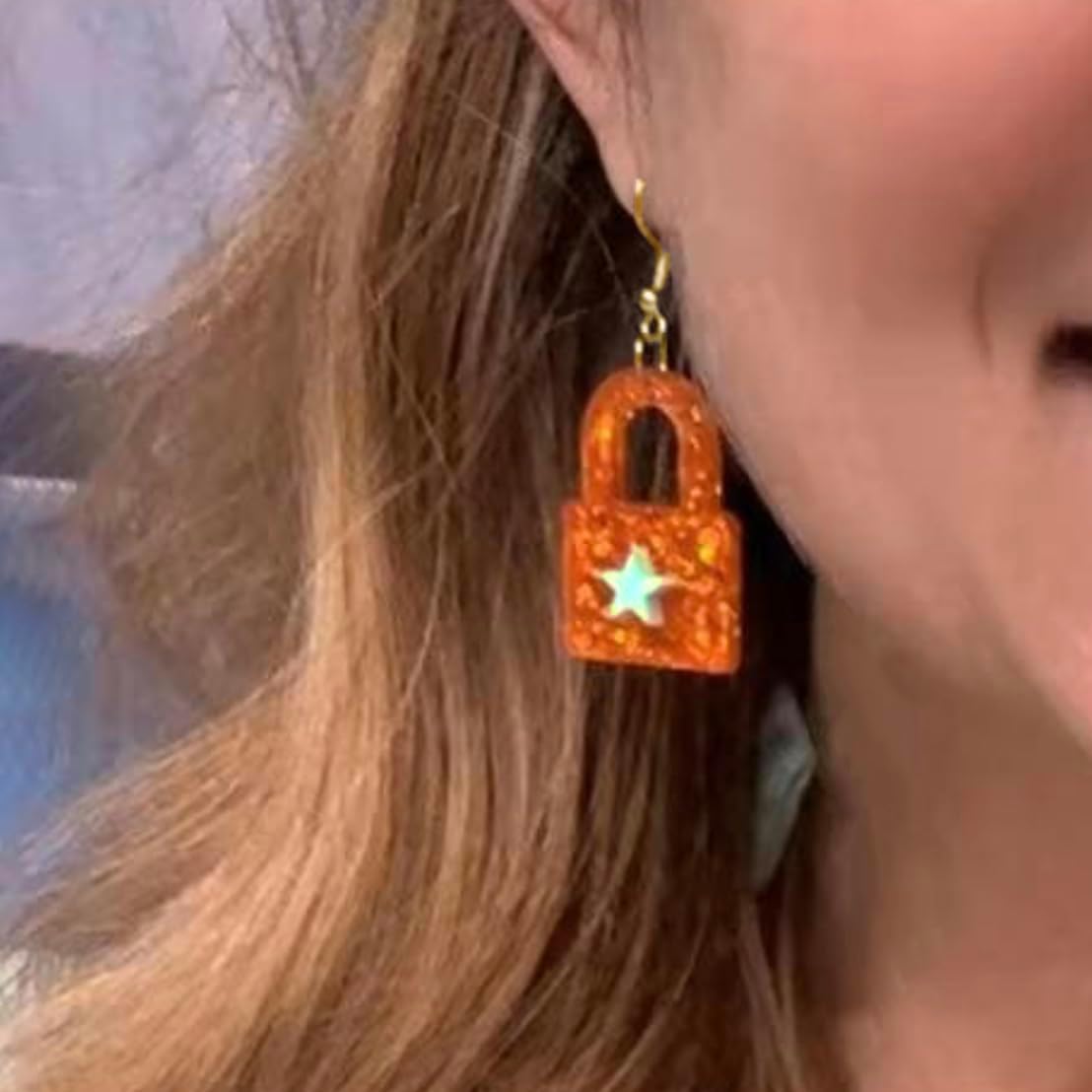 YELLOWPEACH Showgirl Earrings Bracelets Set Orange Green Tour Concert Inspired Outfit Match Jewlery for Fans Gift Women - Image 3