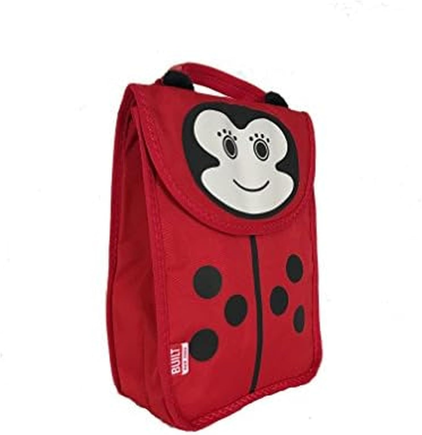 BUILT Big Apple Buddies Reusable Insulated Kid's Lunch Sack Lafayette Ladybug BAB1-LBG