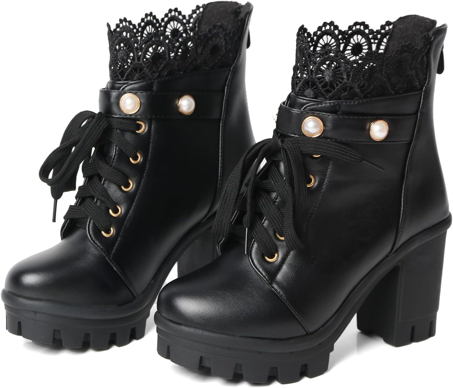 Platform Boots Women - Chunky Ankle Style