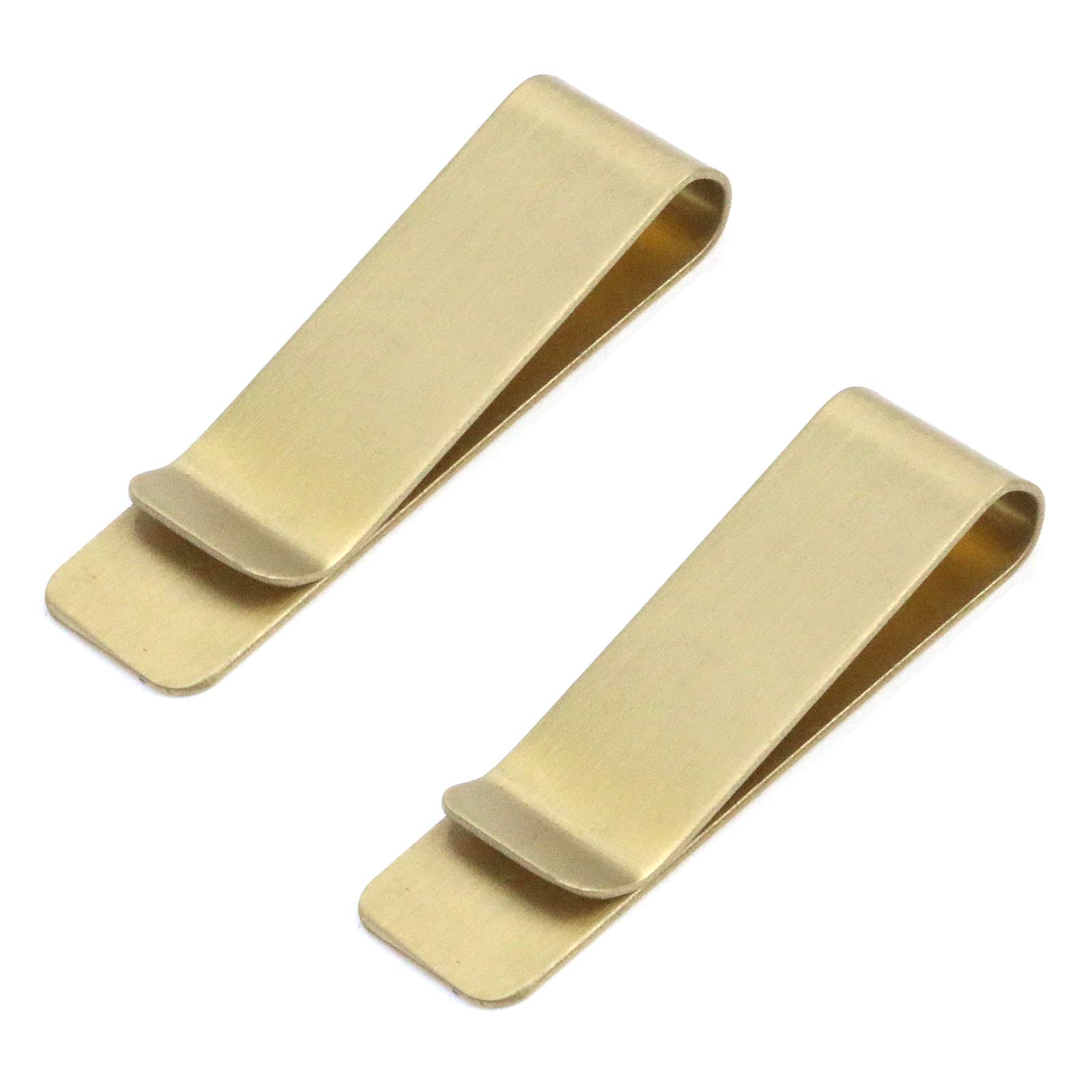 Amazon.co.jp: Mewutal メタルマネークリップ ゴールドペンクリップ