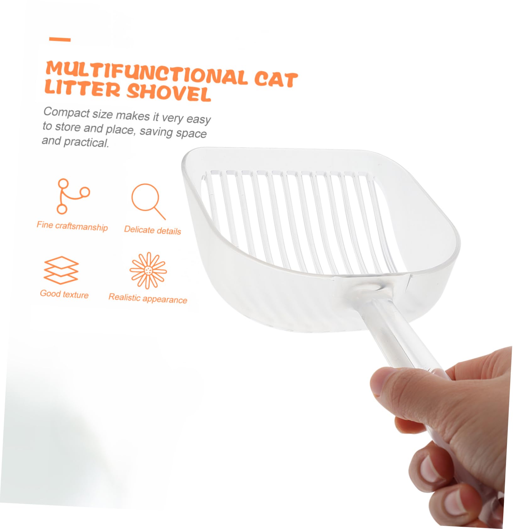 Katzenstreu-Schaufel, 2 stücke Katzenstreu Schaufeln Reinigung Streu Schaufel Filter Leicht zu Greifen und Energie Sparen