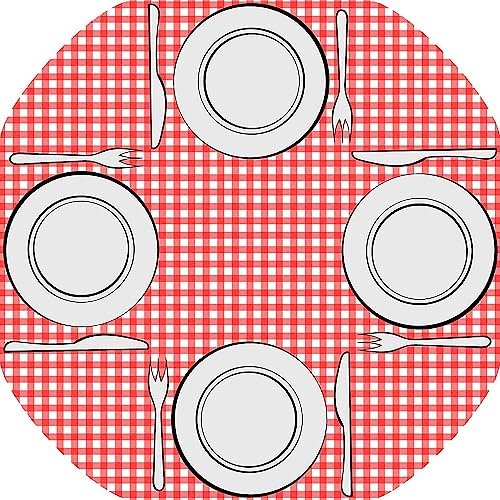 Picnic Scene Children's Tuff Tray Play Mat - 33.8 x 33.8 Inches - Vinyl - Tuff Tray NOT Included