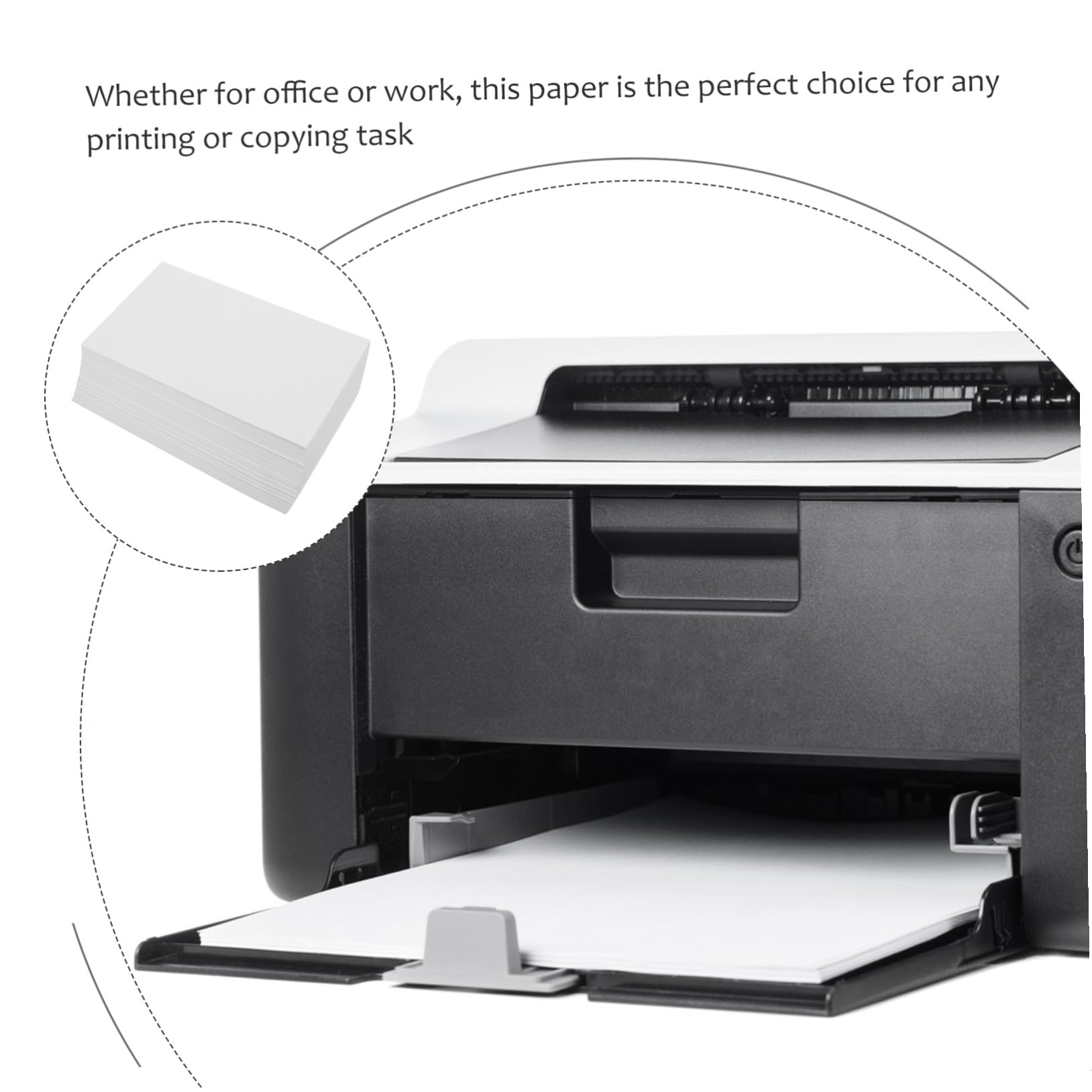 500arkusze Arkuszy Papieru Do Drukarki Gruby Papier Do Druku Papier Idealny Kopiowania i Rysowania