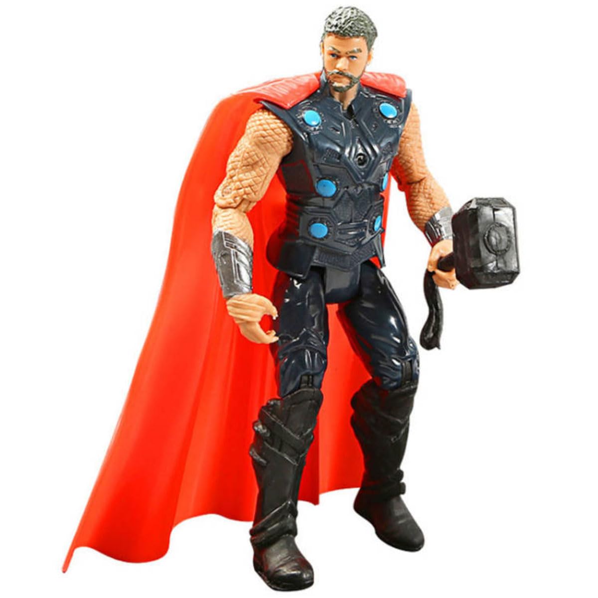 6.27 inch Movie Superhero Action Figures Toys Characters Perfect for Themed Parties for Kids Ages 3 and Up (16cm Thor)