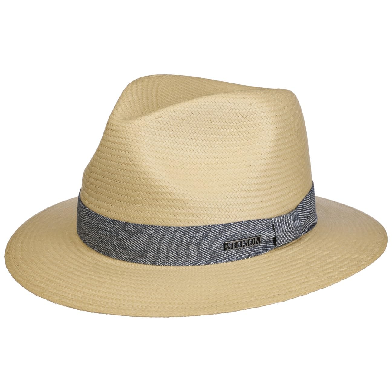 Stetson Sombrero de Paja Mondavo Toyo Mujer/Hombre - Traveller Sol Verano Primavera/Verano