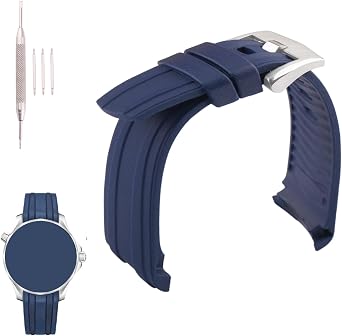 XIW 20 mm Omega Seamaster dalg  300m 300 Aqua-Terra 150m AT150 Speedmaster Moonwatch kau uk saat kay  erkekler i in yedek silikon tel bant kay  kad n bilezik i in uyumlu