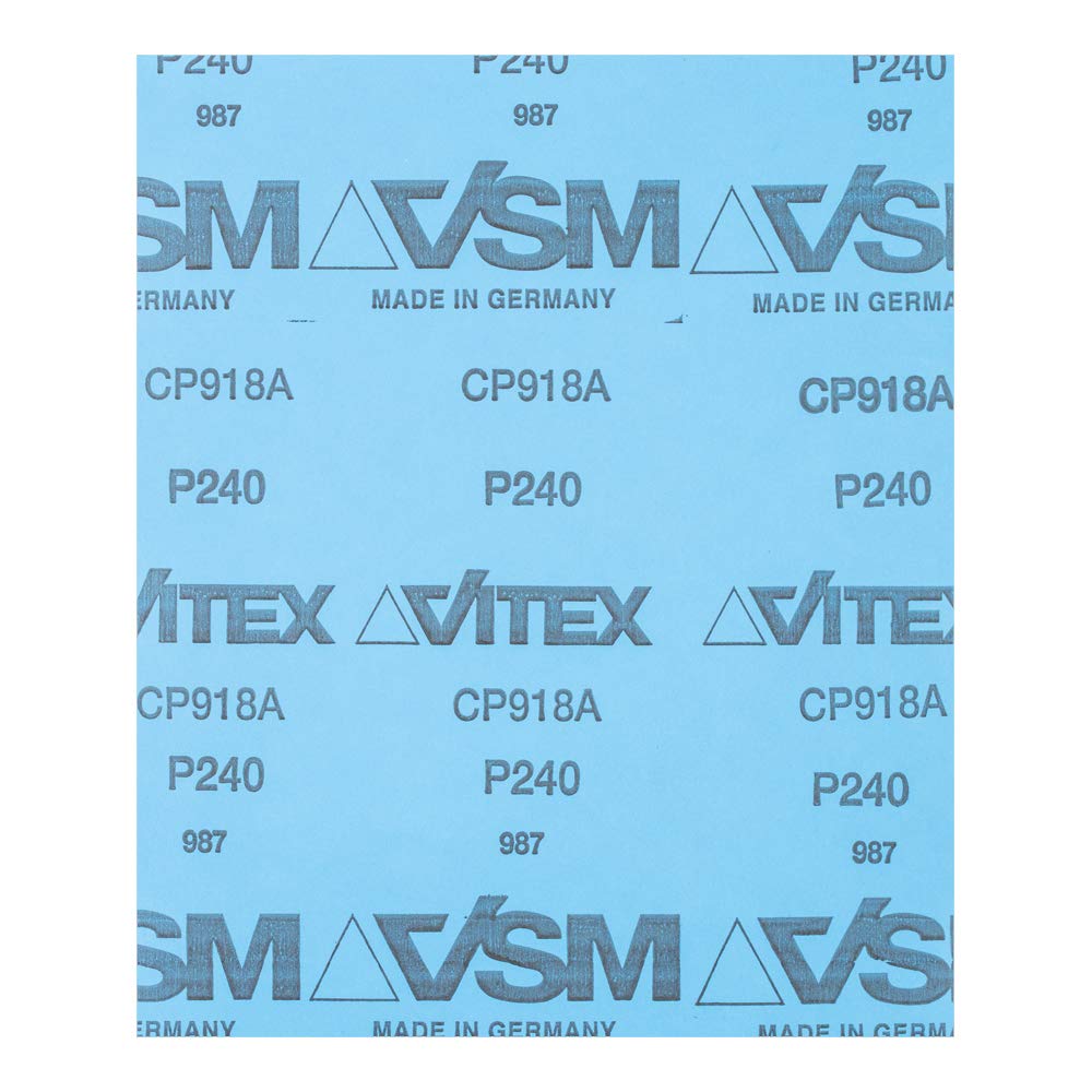 PFERD 45098034 - Arco de papel de lija (resistente al agua, 10 unidades, 230 x 280 mm, SiC240)