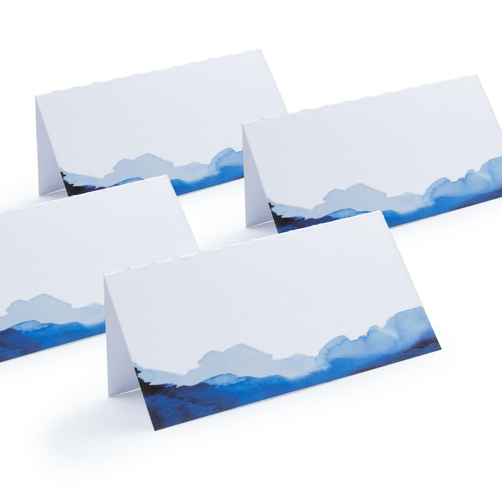 Segnaposto Per Matrimoni E Feste - 100 Cartoncini Piegati 7,4x10,5 Cm, Design Elegante, Scrivibili - Foto 3