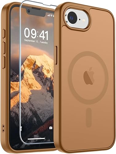 Miniatura 121 de SUPFINE Funda magnética para iPhone SE 2022 (3ª)/2020 (2ª), iPhone 8 (compatible con MagSafe) (protección contra caídas de grado militar), funda