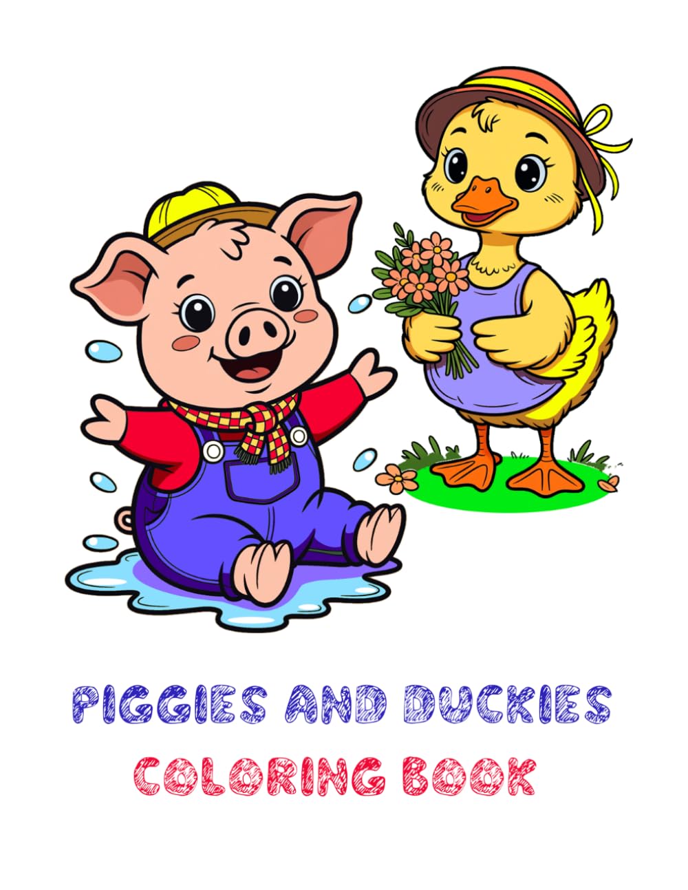 PIGGIES AND DUCKIES: COLORING BOOK