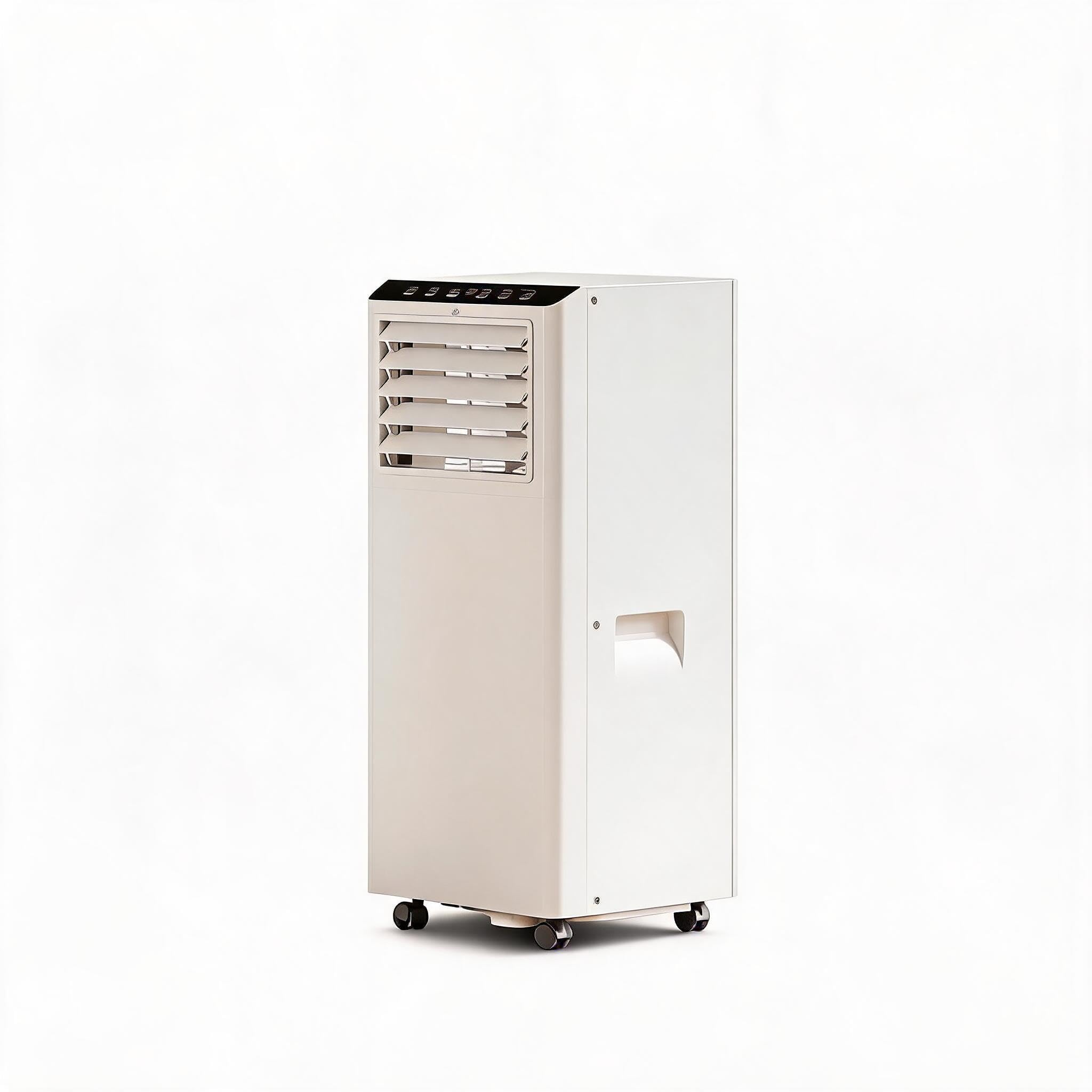 Zstar White-6 7000 Btu Portable Air Conditioner, 3-In-1 Cool Fan Dry, 300 Sq.ft Cooling For Bedroom Home Office, 30 Pints/Day Dehumidifier, 2-Speed Fan, Compact & Quiet With Removable Filter