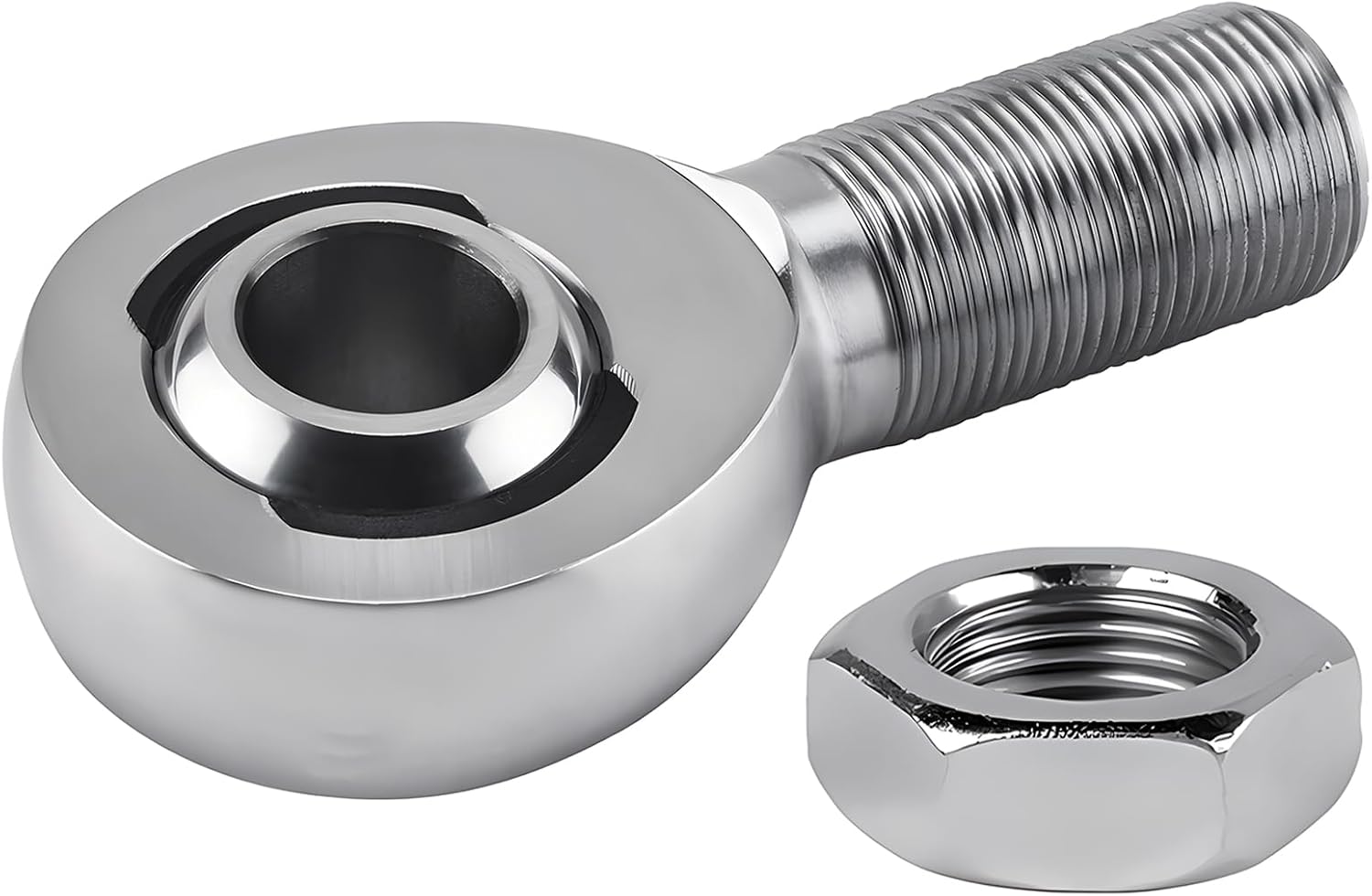 3/4"-16 Rod End Bearing, RH Thread Heim Joint Kit | With Jam Nut, 0.750" Bore,Chromoly Steel,High-Strength Steering, Suspension & Linkage Applications,1Pk