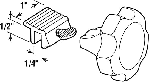 Miniatura 3 de Prime-Line U 11127 Kit de llave de bloqueo y cerradura de ventana, acabado blanco (paquete individual)